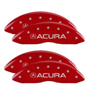 Brake Caliper Covers for 2022-2025 Acura MDX (39028S) Front & Rear Set