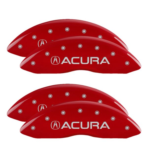 Brake Caliper Covers for 2022-2025 Acura MDX (39028S) Front & Rear Set